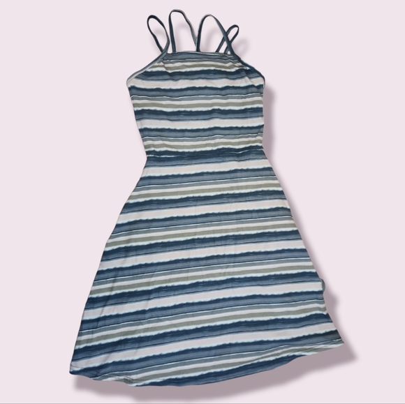 Pact NWT Swell Striped Flare Dress - Picture 8 of 8